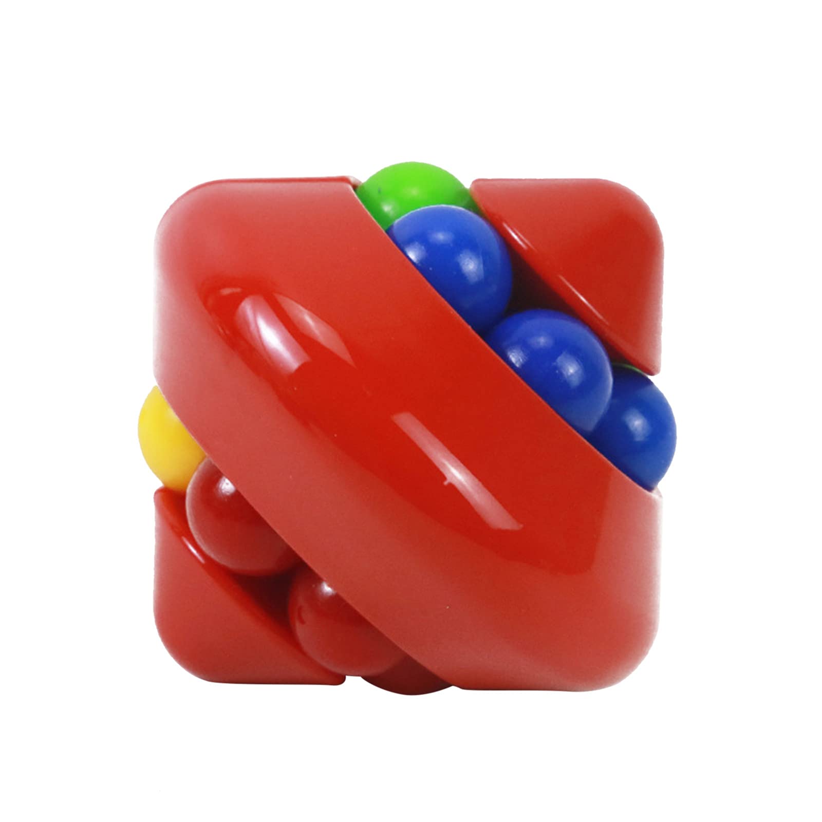 Metal Pinball Educational Toys - Rotating Magic Beads Fidget Toy for Stress Relief & Focus - Perfect for ADHD, Anxiety & Office Desk Play