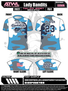Lady Bandits Coach Full Dye Men's Baseball Jersey - High-Performance Breathable Sports Shirt for Baseball, Softball & Casual Wear