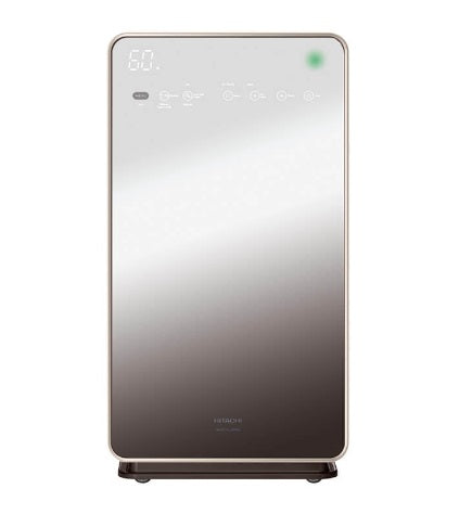 Hitachi EP L110E X Humidifying Air Purifier with HEPA Filter - Quiet Air Cleaner for Home, Bedroom, Office - Removes Dust, Pollen, Pet Dander - Ideal for Allergies, Asthma & Dry Air Relief