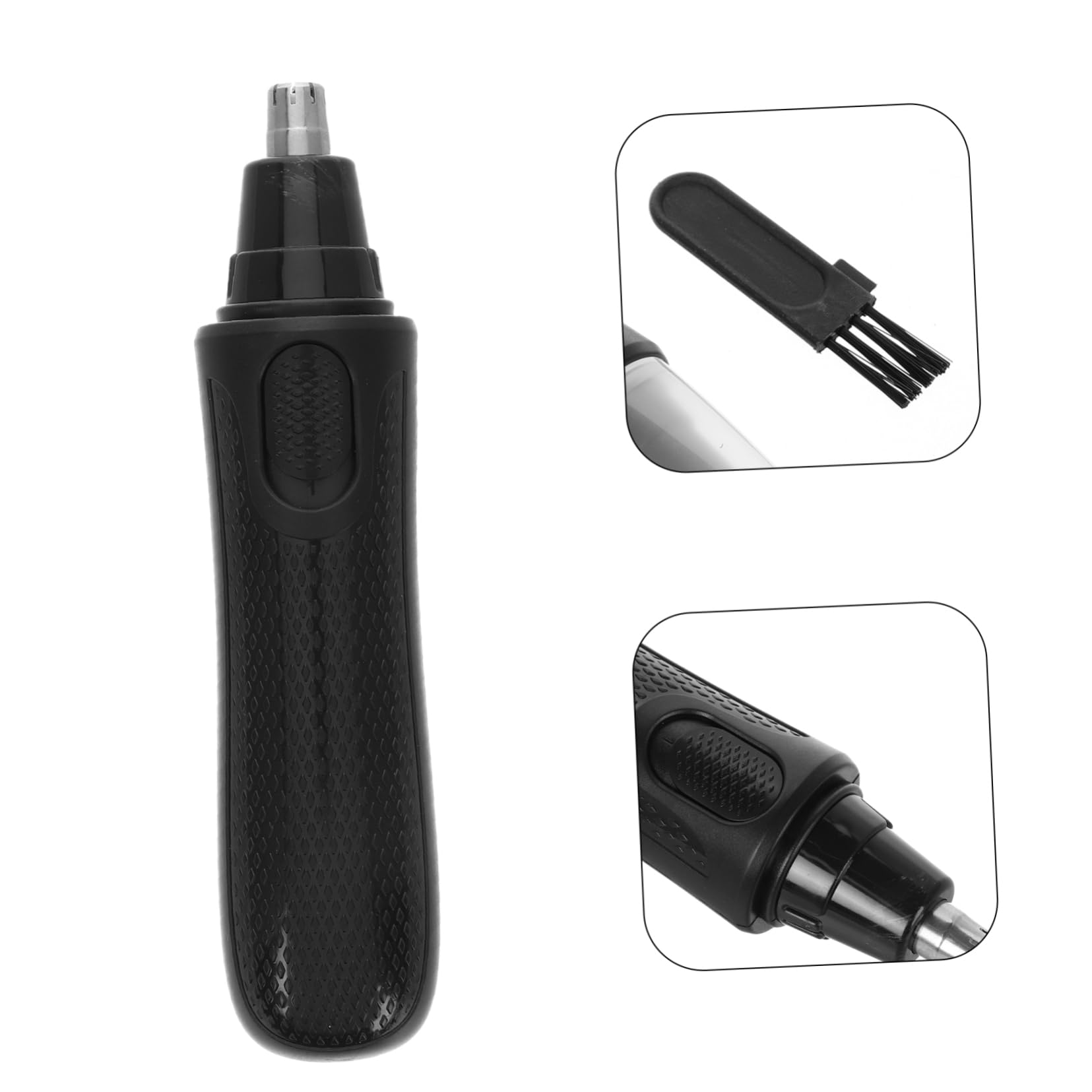 FOMIYES Electric Nose Hair Trimmer for Men - Rechargeable Stainless Steel Facial Grooming Tool with ABS Body, Mustache & Beard Trimmer - Perfect for Travel, Home & Professional Grooming Kits