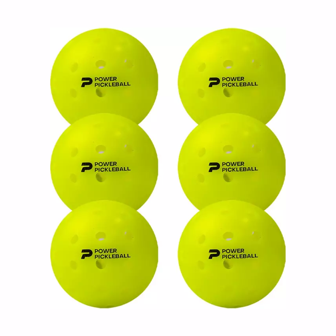 Diadem Premier Power Pickleball Balls - 6 Pack Official Tournament Balls for Outdoor & Indoor Play - Premium Performance Pickleballs for Competitive and Recreational Games