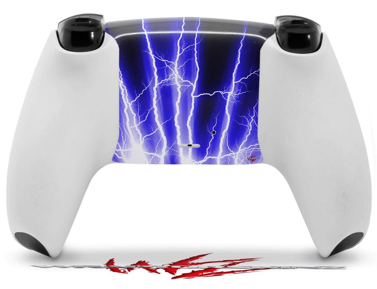 PS5 DualSense Skin Wrap - Lightning Blue for Gaming & Protection