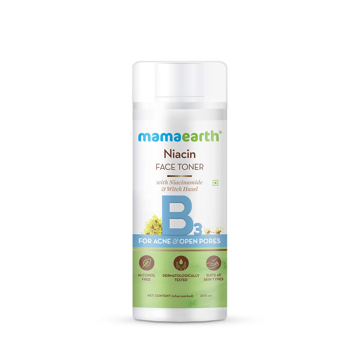 Mamaearth Niacin Face Toner for Hydration & Soothing – Alcohol-Free, Vegan, Dermatologist Tested for All Skin Types | Perfect for Daily Skincare Routine & Post-Cleansing Refreshment