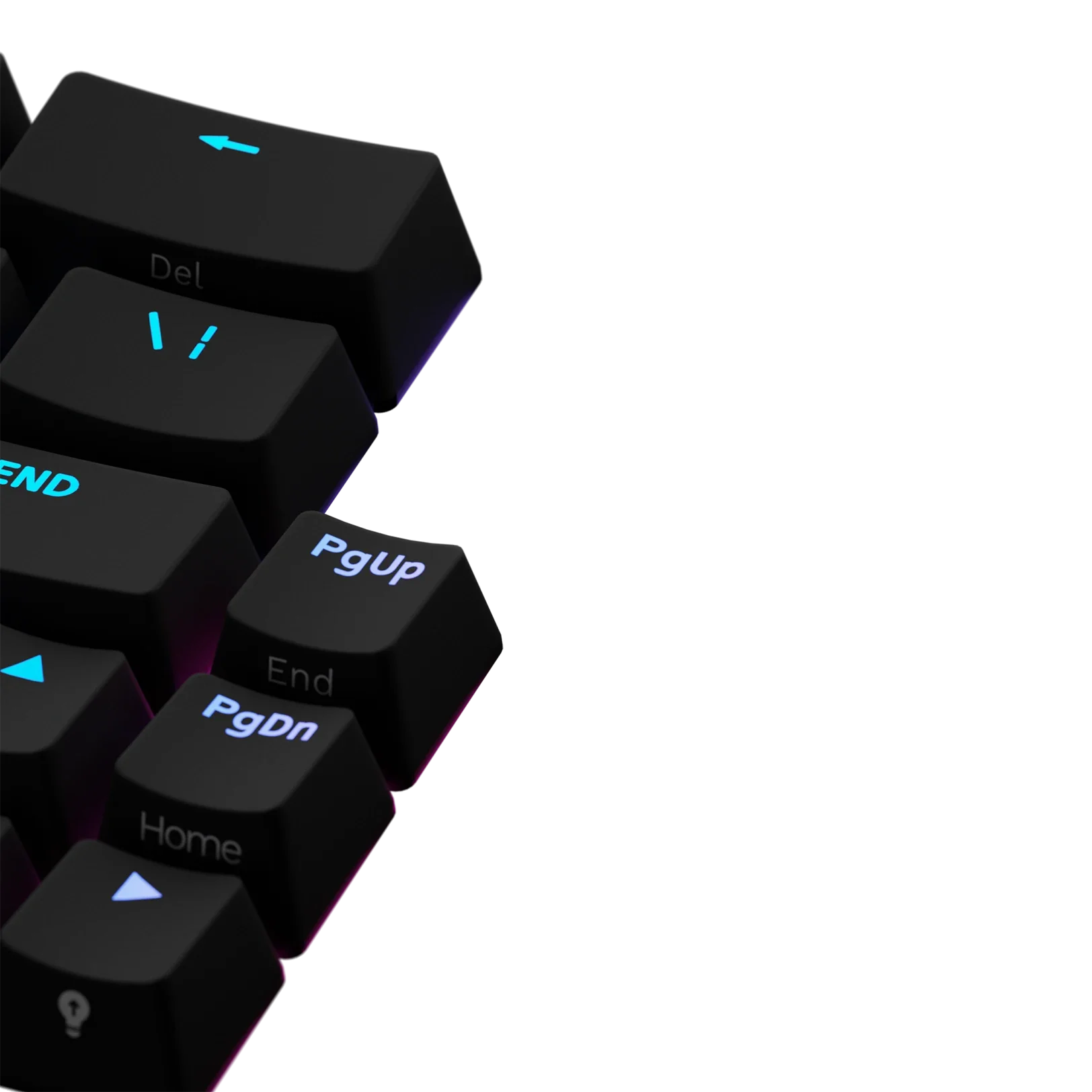 Backlit Black Keycaps for Mechanical Keyboards - US Layout - Perfect for Gaming & Typing in Low Light