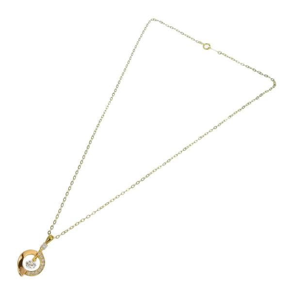 18K Gold Clear Stone Pendant Necklace - Elegant Jewelry Gift for Women - Perfect for Weddings, Anniversaries & Special Occasions