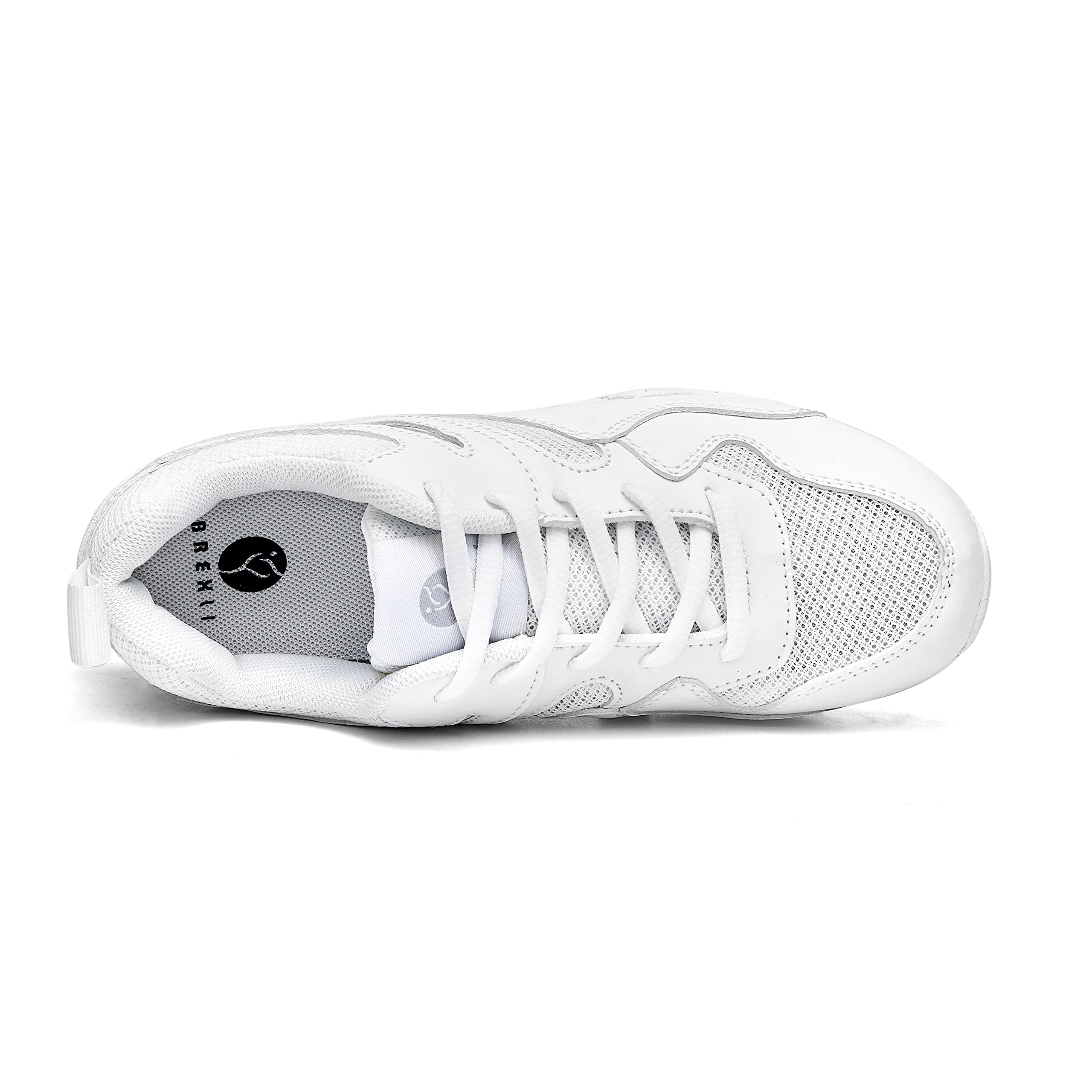 White Cheer Shoes for Women - Breathable Cheerleading Sneakers - Lightweight Athletic Tennis & Walking Shoes - Perfect for Cheer Practice, Gym Workouts & Casual Wear