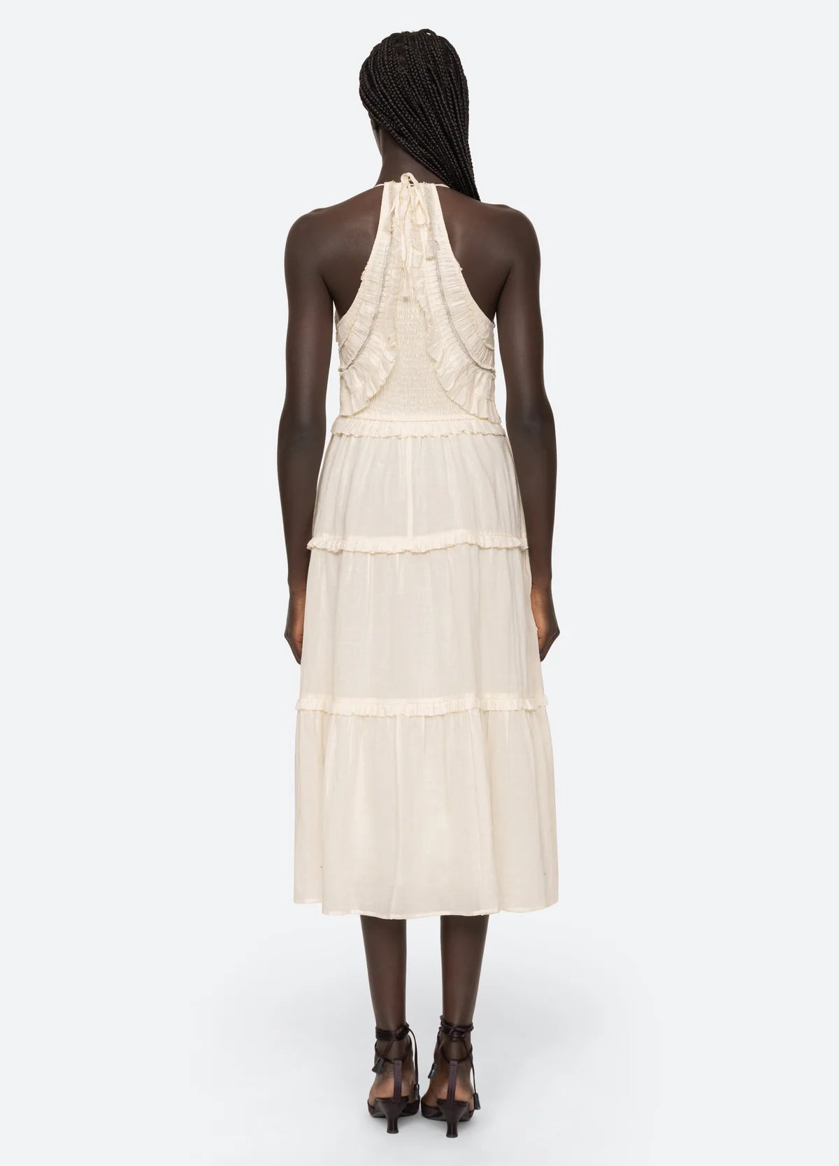 Cole Dress in Cream - Elegant Women's Casual Summer Dress for Beach, Party & Everyday Wear
