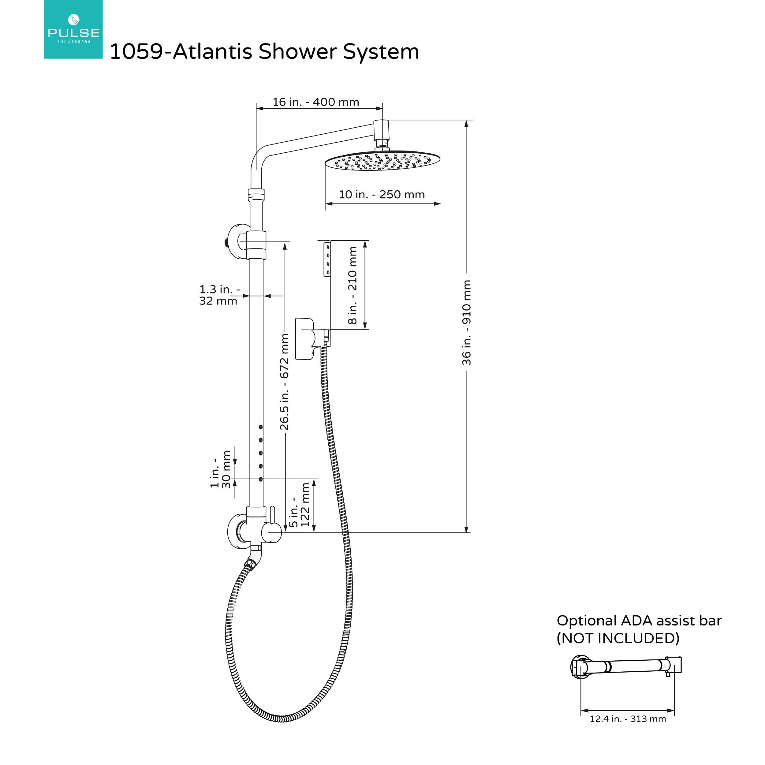 PULSE Showerspas 1059-ORB Atlantis 10