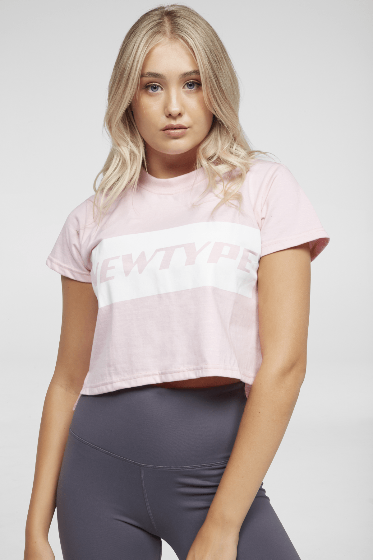 Finesse Crop Tee Women's Short Sleeve T-Shirt in Pink | Trendy Casual Top for Summer Outfits, Streetwear & Layering