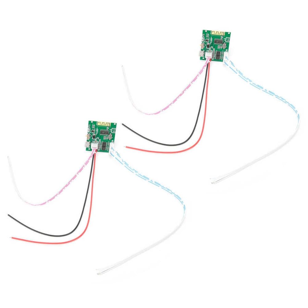 Xptieeck 1 Pair Stereo Power Amplifier Board Module - 5W Dual Channel Audio Amp for 3.7-5V Speakers - Perfect for DIY Audio Projects, Portable Speakers & Home Theater Systems