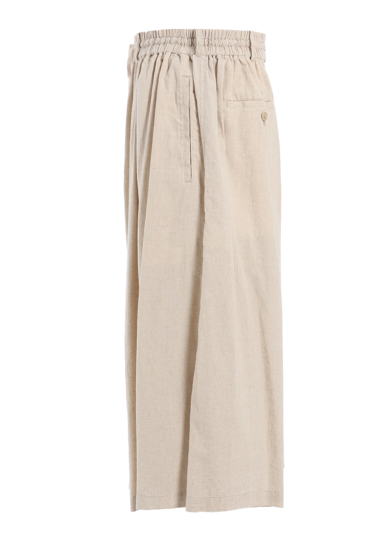 Breathable Cotton Linen Culotte Pants for Women - High Waisted Wide Leg Palazzo Trousers - Perfect for Summer, Office Wear & Casual Outfits