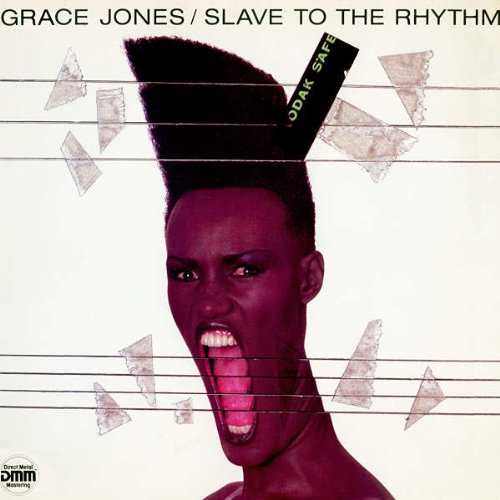 Grace Jones - Slave To The Rhythm Vinyl Record LP - Manhattan Records 24 0447 1 - Vintage 80s Dance Music - Perfect for DJ Sets & Retro Music Collectors