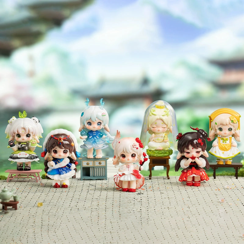 Ruby Tea Immortal Workshop Series Blind Box Collectible Figures - Perfect for Anime Fans, Gift Giving & Home Decor Display