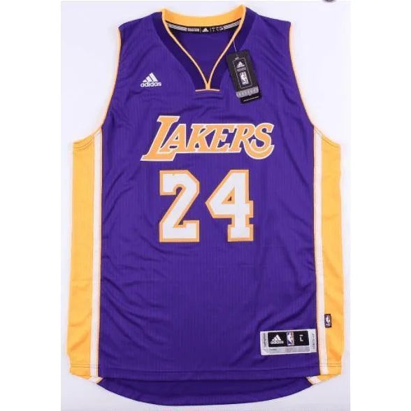 Kobe Bryant Signed Lakers Purple Jersey - Limited Edition #D/124 with COA - Perfect for NBA Memorabilia Collectors & Sports Fans Display