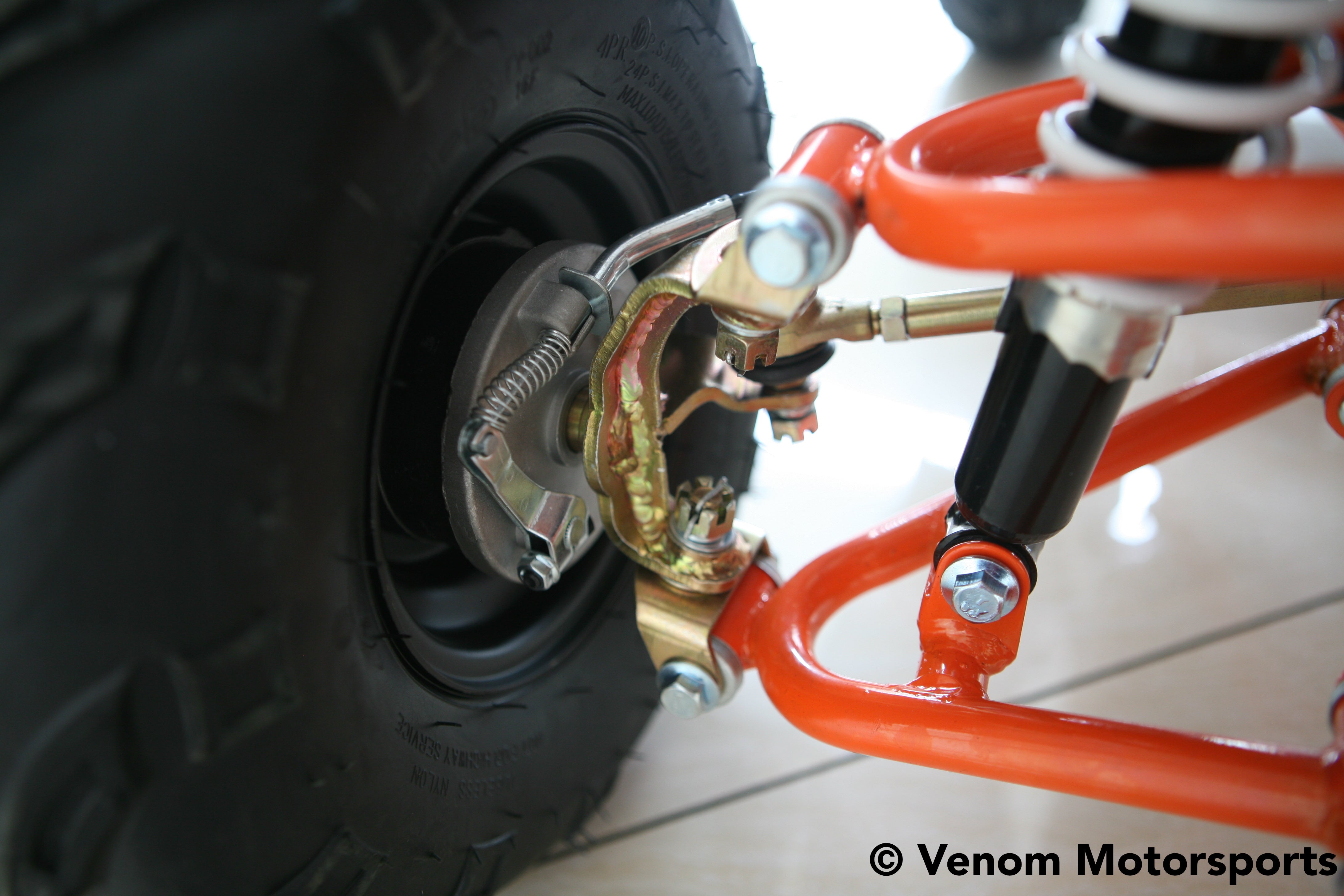 2020 Venom Mini Madix 110cc ATV with Automatic Transmission & Reverse - Kids & Adults Off-Road Adventure Quad for Trail Riding & Backyard Fun