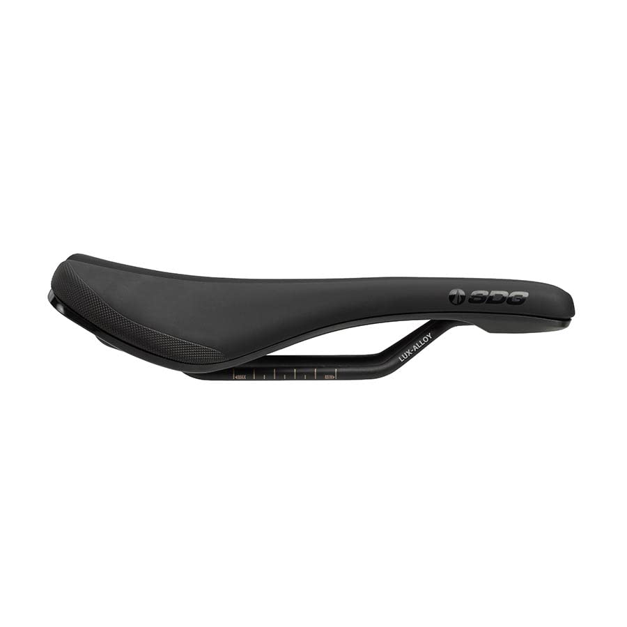 SDG Bel Air 3.0 Lux-Alloy Rail Bike Saddle - Lightweight Comfortable Bicycle Seat for Road & Mountain Bikes - Perfect for Commuting, Touring & Long Distance Cycling