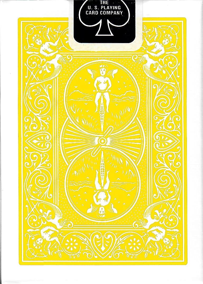 Premium Bicycle Rider Back Yellow Deck - Classic Playing Cards for Poker, Magic Tricks & Card Games - Perfect for Parties, Travel & Family Game Nights