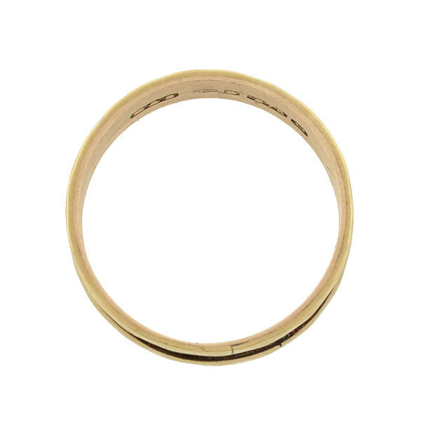 Victorian Style 9kt Gold & Enamel Memorial Mourning Ring - Elegant Keepsake for Remembrance, Sympathy Gifts & Historical Jewelry Collection