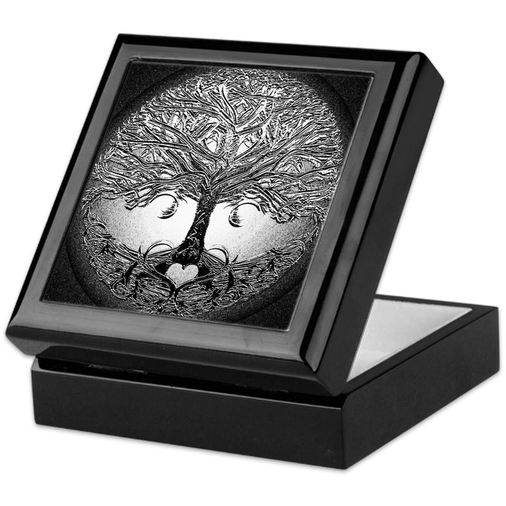 Tree of Life Bova Keepsake Box - Handcrafted Hardwood Jewelry Box with Velvet Lining - Perfect for Jewelry Storage, Wedding Gifts & Home Decor