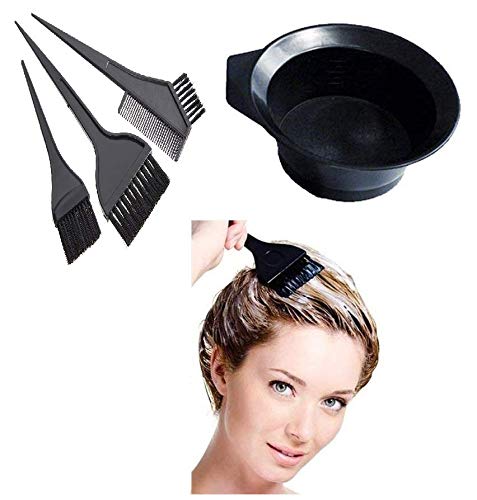 AASA Professional Hair Dye Mixing Bowl and Brush Set - 30g Capacity, 4-Piece Hair Coloring Kit for Salon & Home Use - Perfect for DIY Hair Coloring, Highlights, and Root Touch-Ups