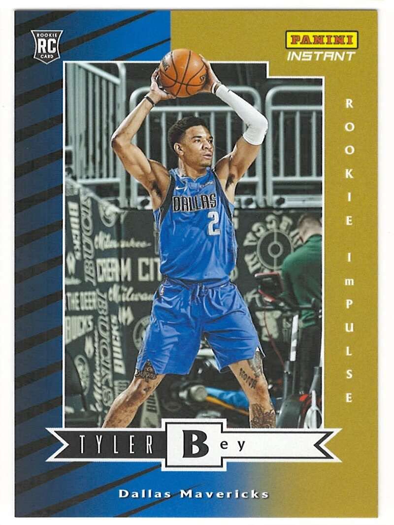 2020-21 Panini Instant IMPULSE ROOKIES Tyler Bey RC #RI32 /1740 Dallas Mavericks Basketball Card - Perfect for NBA Collectors, Sports Memorabilia Fans and Card Investors
