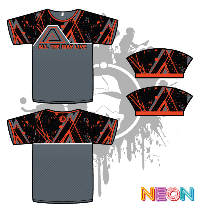 Stylish Geometric Grunge Men's Full Dye Jerseys - Trendy Streetwear for Casual Outfits & Urban Fashion