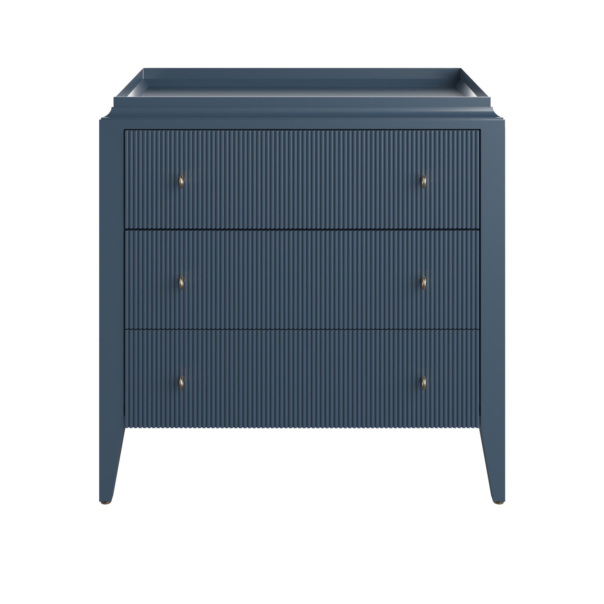 Custom Hand-Painted Wooden 3-Drawer Cottage Chest - Vintage Farmhouse Storage for Bedroom, Living Room & Entryway
