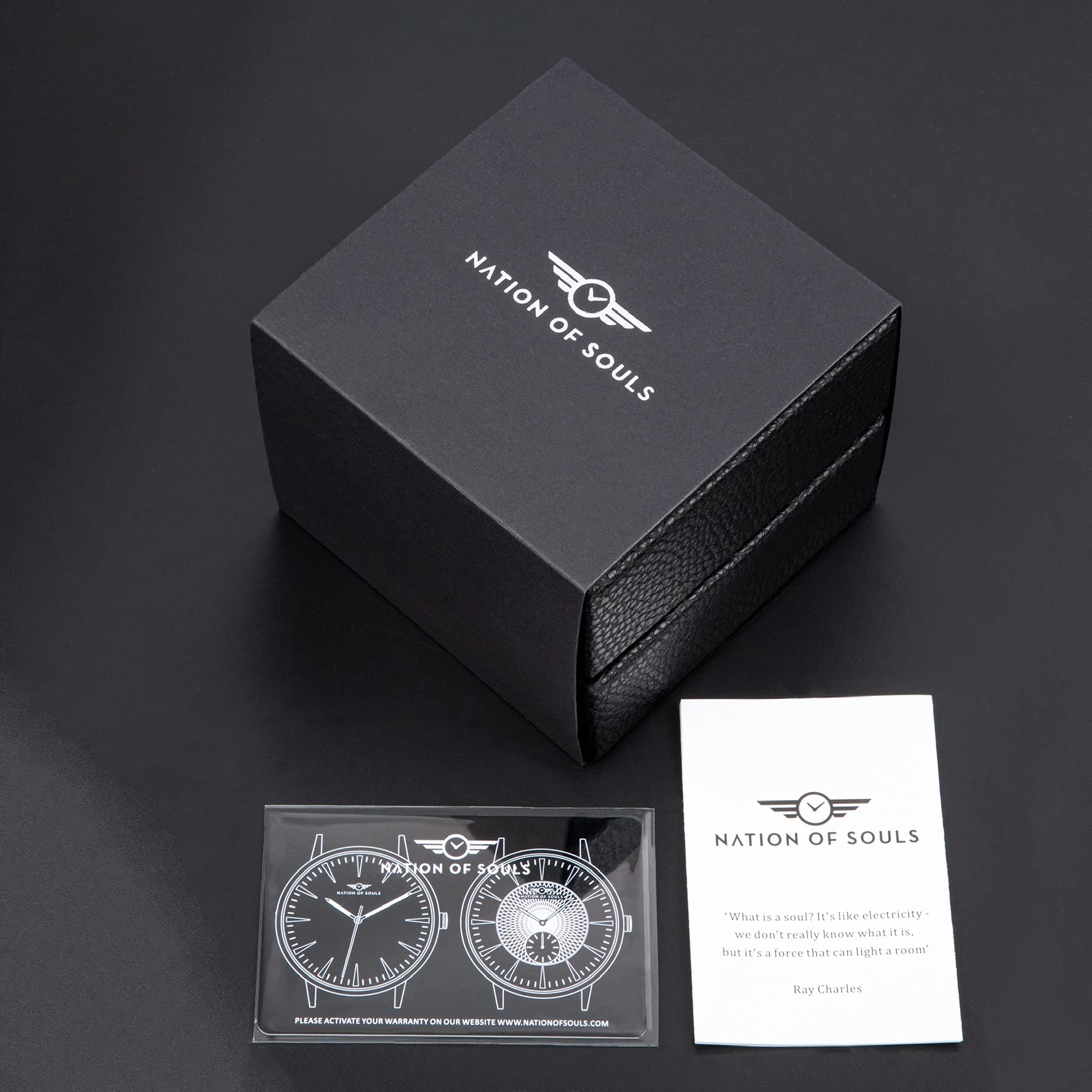 Nation of Souls Livia Collection - Premium Men's Octagonal Stainless Steel Watch with Sunray Dial, 20mm Straps, Japanese Miyota Quartz Movement & Sapphire Crystal - Water Resistant Analog Watch for Business, Casual & Formal Occasions