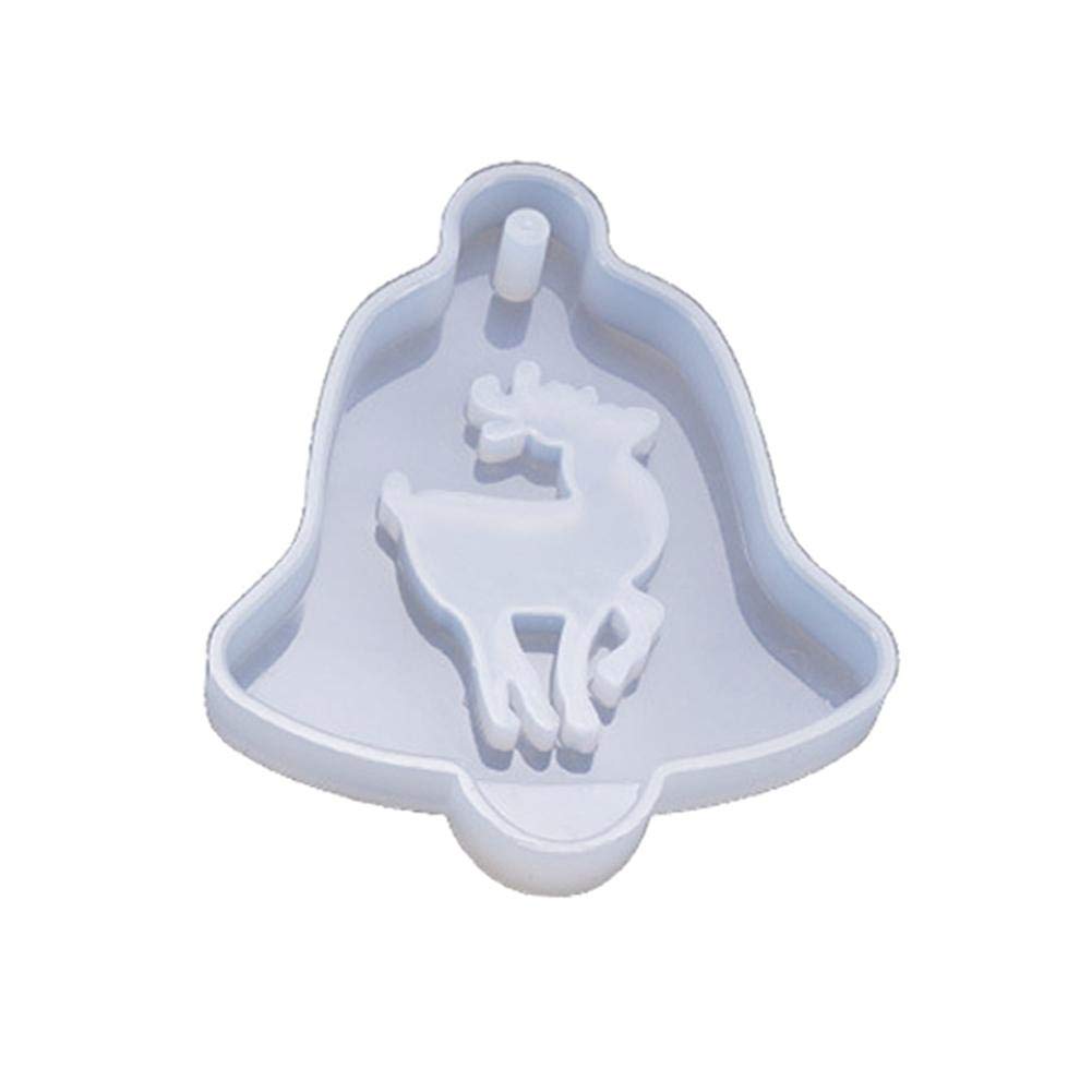 Christmas Resin Molds for DIY Jewelry Making - Silicone Hanging Tags & Pendant Molds with Elk & Wolf Designs - Epoxy Casting Molds for Christmas Tree Ornaments, DIY Gifts & Holiday Decorations - Perfect for Handmade Christmas Decor, Party Favors, and Craft Projects