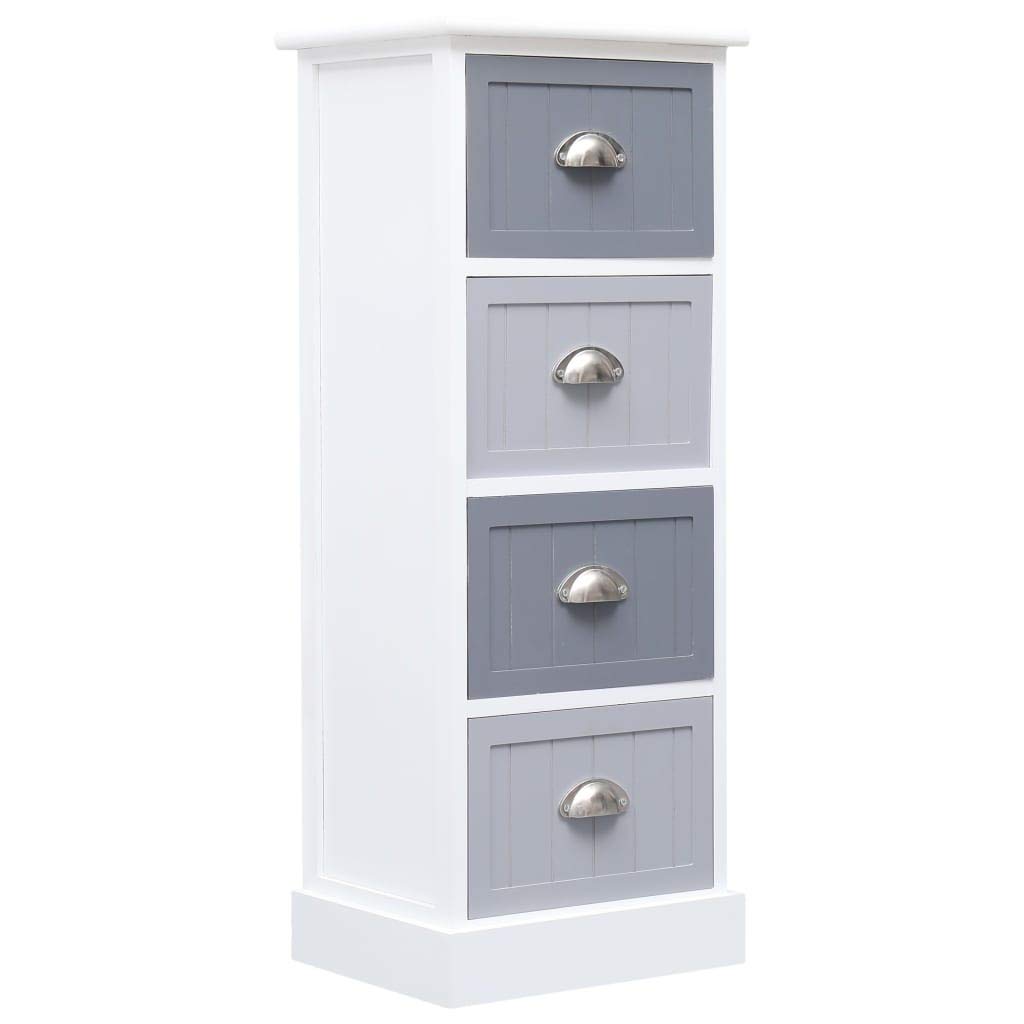 Multifunctional 4-Drawer Storage Cabinet - Side Cabinet, Entryway Organizer & Craft Storage for Office, Studio, Kitchen, Bedroom - 13.8