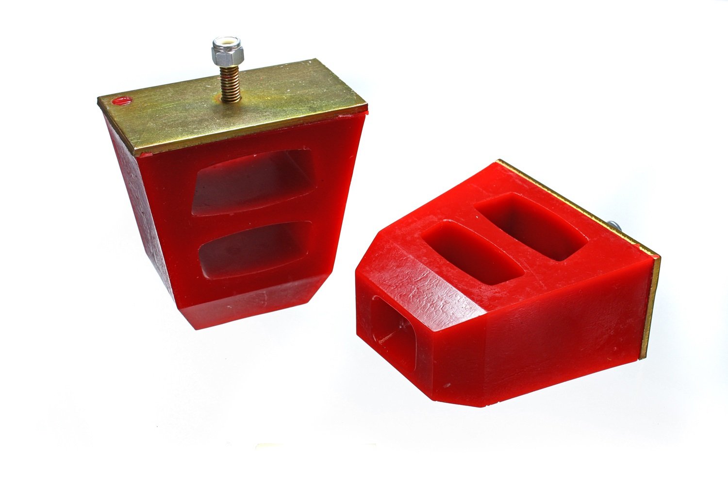 Energy Suspension 9.9104R 4.5 Inch Bump Stop Kit - Set of 2 for Truck, SUV & Off-Road Vehicle Suspension Protection