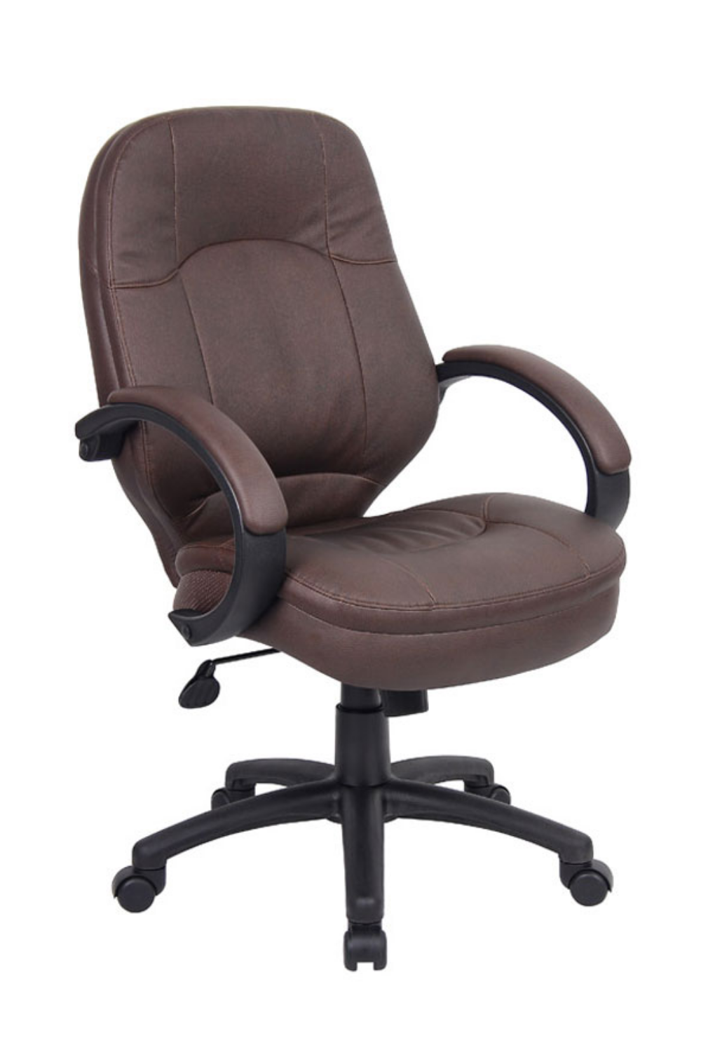 Premium B726 Executive LeatherPlus Office Chair - Ergonomic Managers Chair for Conference Rooms & Home Offices - Ideal for Long Work Hours & Professional Meetings