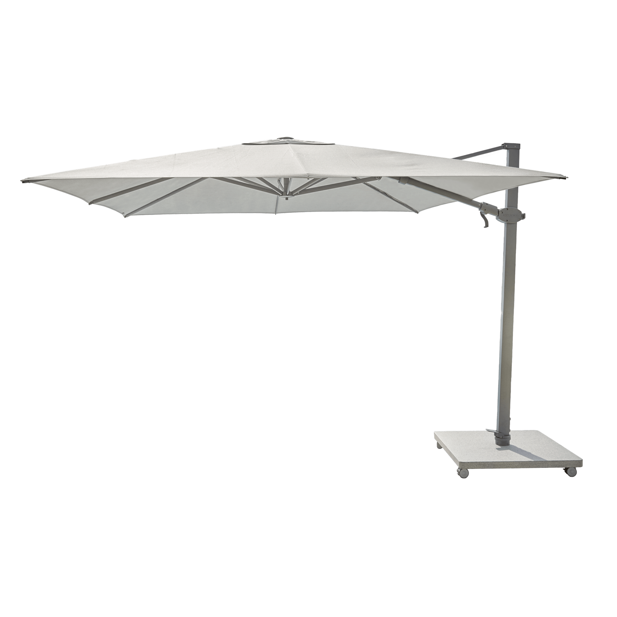 Antego 10ft Cantilever Umbrella - Outdoor Patio Sun Shade with 360° Rotation (Stone Base Sold Separately) for Poolside, Garden, Deck and Backyard Relaxation