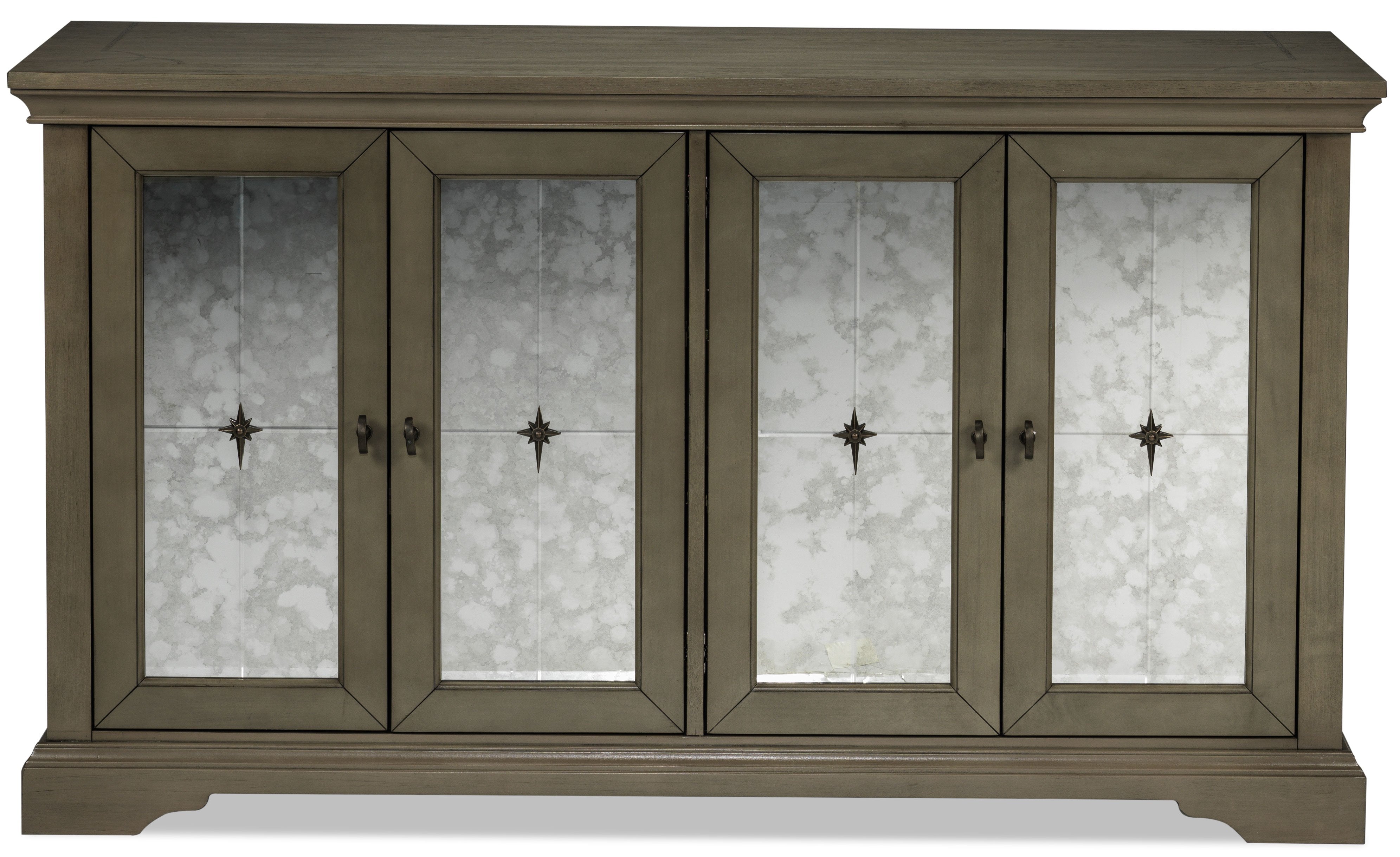 Premium Oak Cleopatra Server - Elegant Dining Room Buffet Sideboard for Formal Entertaining & Storage