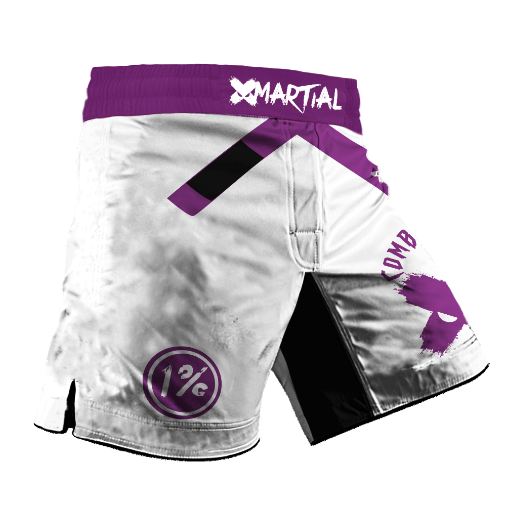 BJJ Shorts for Men & Women - Belt Rank 2.0 Hybrid Grappling Shorts | MMA, Brazilian Jiu-Jitsu & No-Gi Training | Lightweight & Durable Fightwear for Competition & Practice