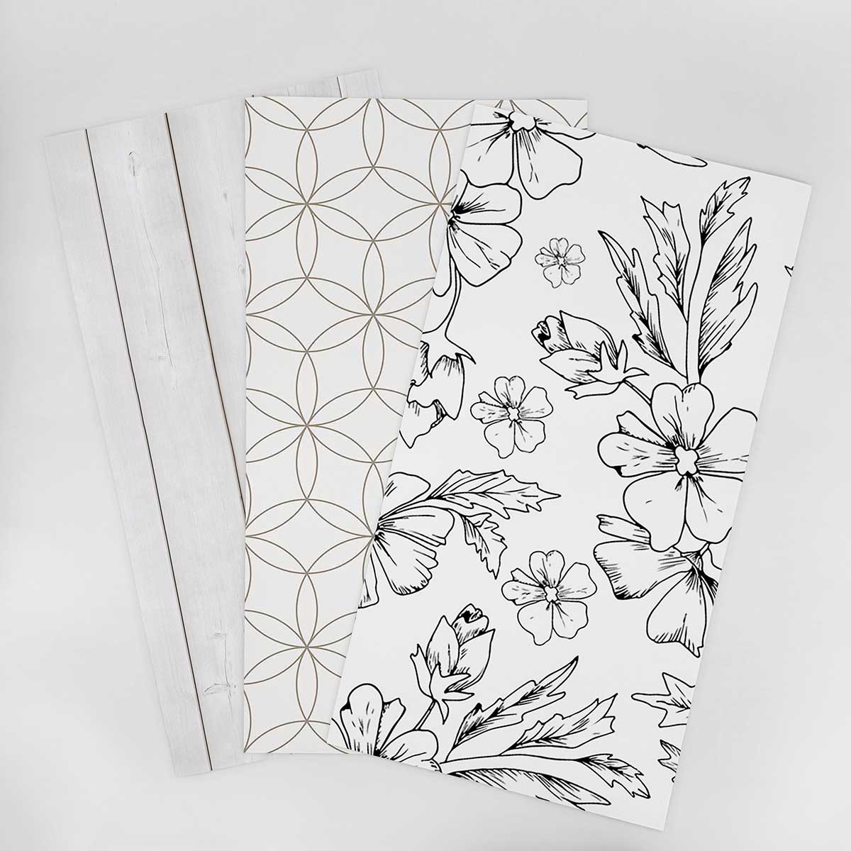 Black and White Kitchen Wallpaper Sample - Modern Gray Tones for Home Decor, Backsplash, and Accent Walls
