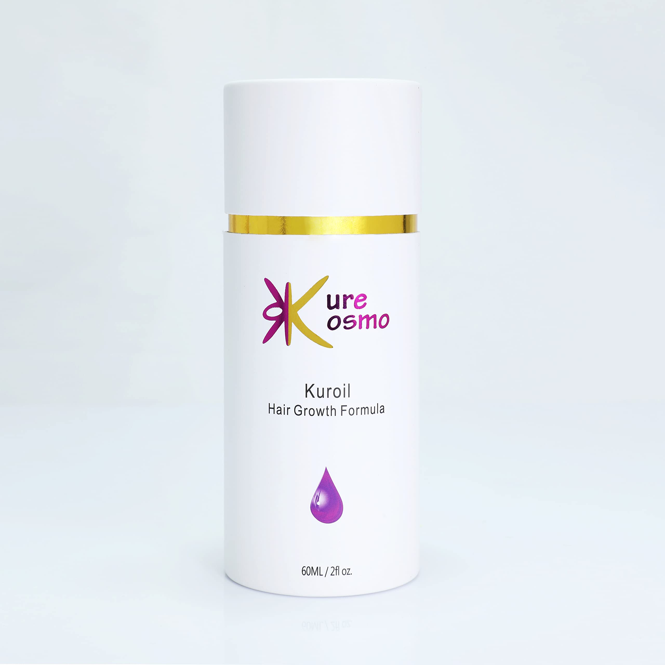 BRIRILINE Kure Kosmo Kuroil Hair Growth Formula - 100% Pure & Natural, Fast Hair Regrowth Treatment for Men & Women, Thickening & Restoring Damaged Hair, 50ml - Perfect for Daily Scalp Massage & Hair Care Routine