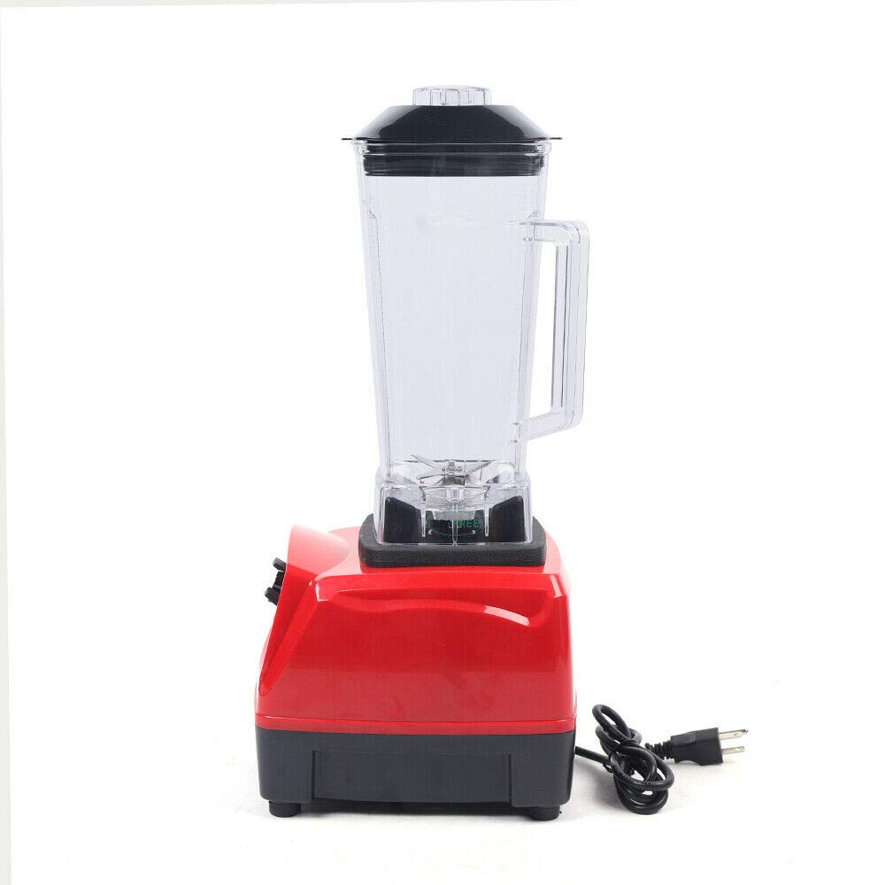 **Powerful 1500W Smoothie Blender - Heavy Duty Countertop Blender with 6 Stainless Steel Blades & Variable Speed Control - Perfect for Green Smoothies, Milkshakes, Ice Crushing, Hot Soup, Juice Making - Ideal for Home, Kitchen, Gym & Healthy Lifestyle (Red)**