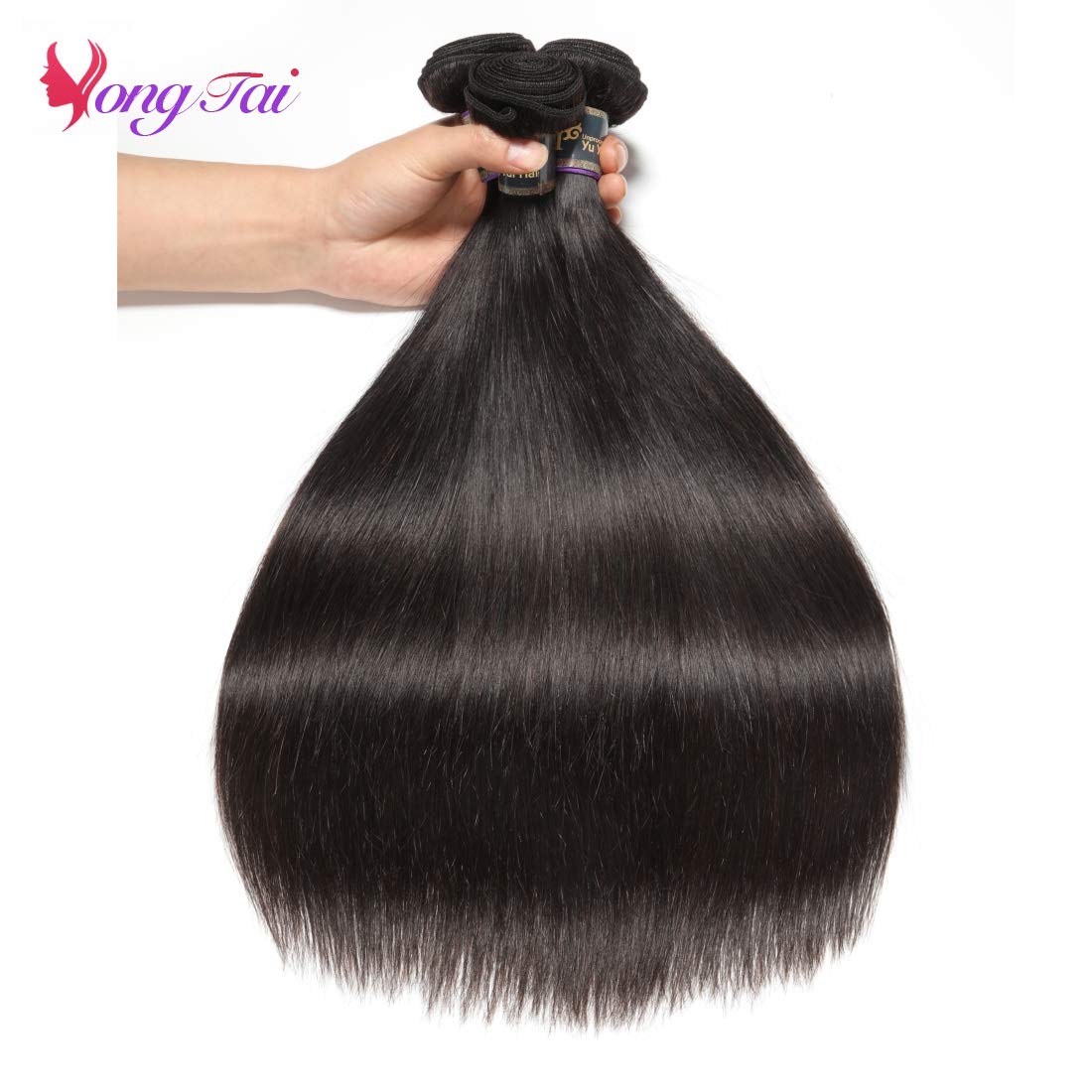 100% Virgin Unprocessed Malaysian Straight Human Hair Weaves - 3 Bundles (24