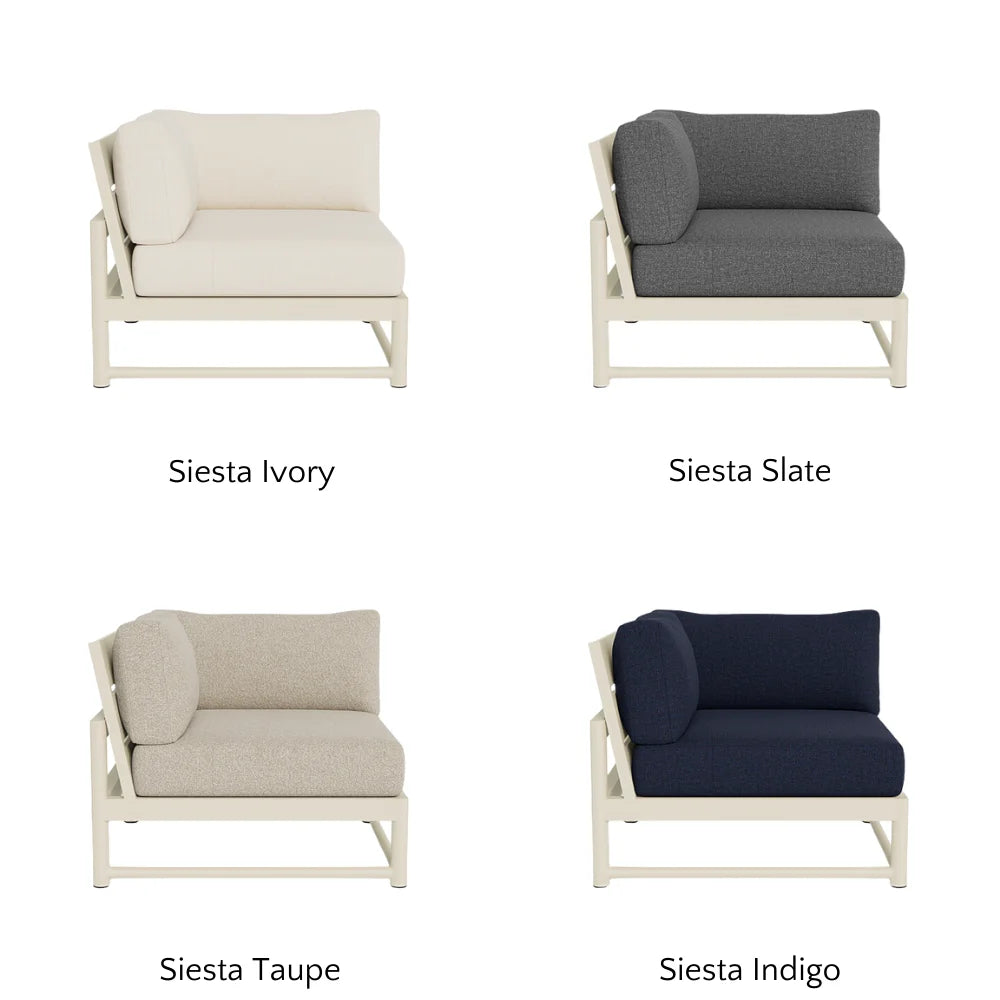 Breeze XL Outdoor Corner Sectional Sofa - Waterproof Patio Furniture Set with Cushions for Backyard, Poolside & Garden Relaxation