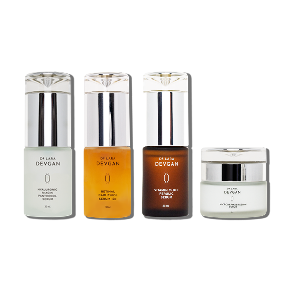 Retinoid Micropeel Collection - Anti-Aging Skincare Set for Smooth & Glowing Skin | Perfect for Nighttime Routine & Acne Treatment