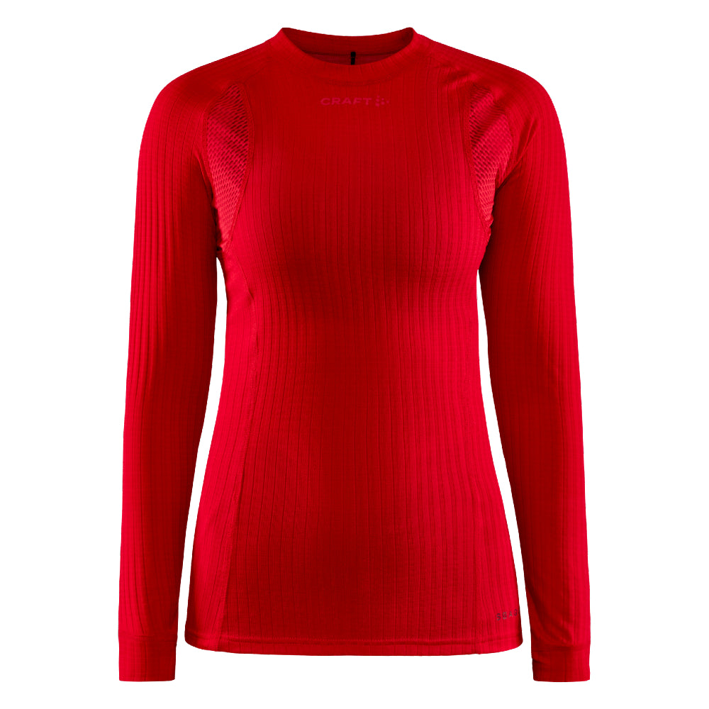 Craft Active Extreme X CN LS Women's Long Sleeve Running Shirt - Lightweight Moisture-Wicking Performance Top for Outdoor Workouts, Hiking & Cold Weather Training