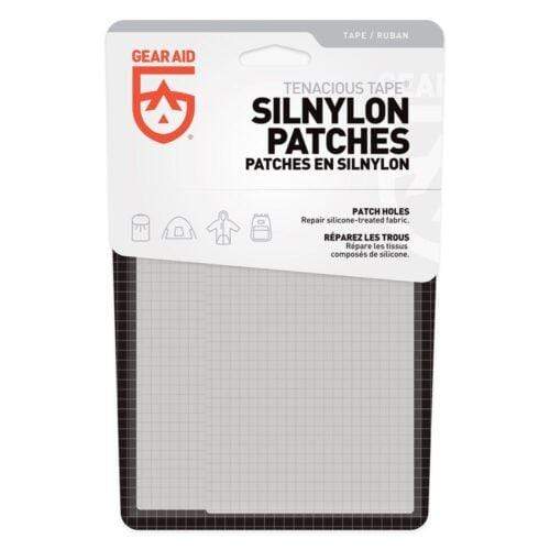 Gear Aid Tenacious Tape Silnylon Repair Patches - 3x5 Inch Grey - Waterproof & Durable for Outdoor Gear, Tents, Jackets & Backpacks