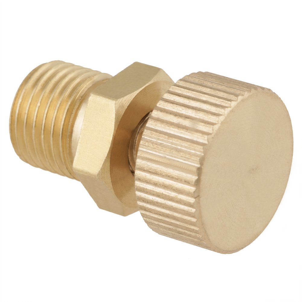 High Pressure Brass Bleed Valve Screw - Air Release Valve for Electric Pumps | Durable Accessory for Hydraulic Systems & Pressure Washers