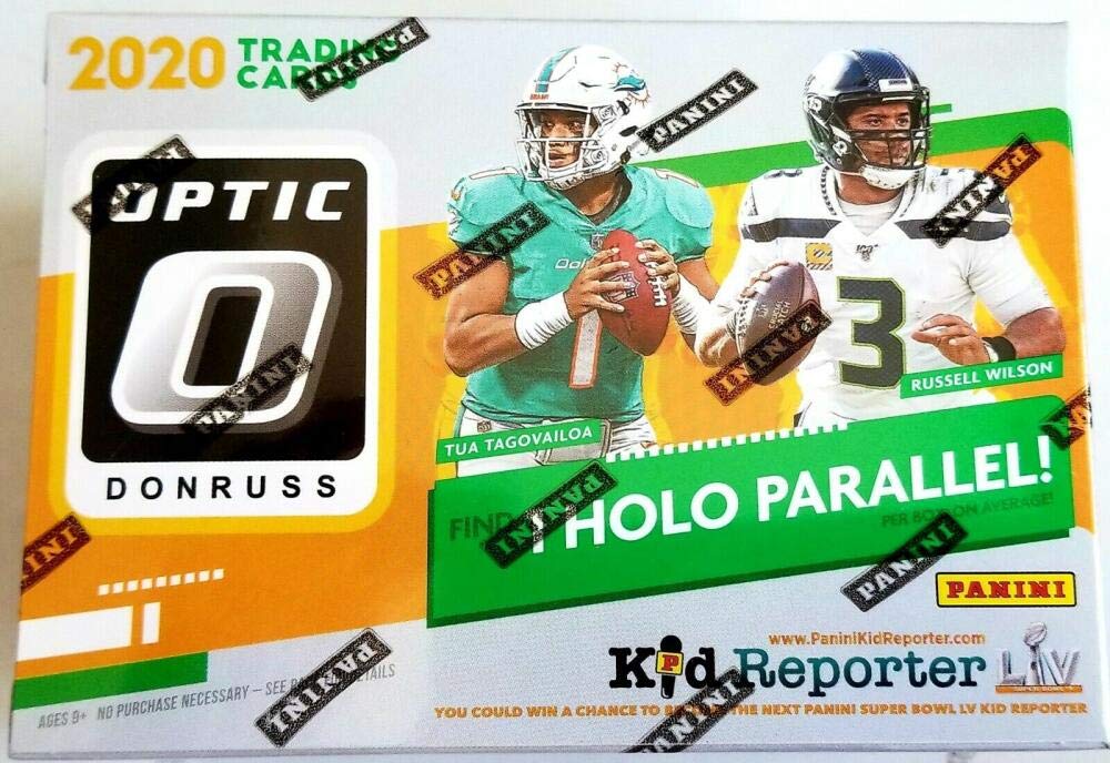 2020 Donruss Optic NFL Football Trading Cards - Factory Sealed Blaster Box with 6 Packs (24 Cards Total) | Perfect for Collectors, Fantasy Football Fans & Sports Memorabilia Enthusiasts