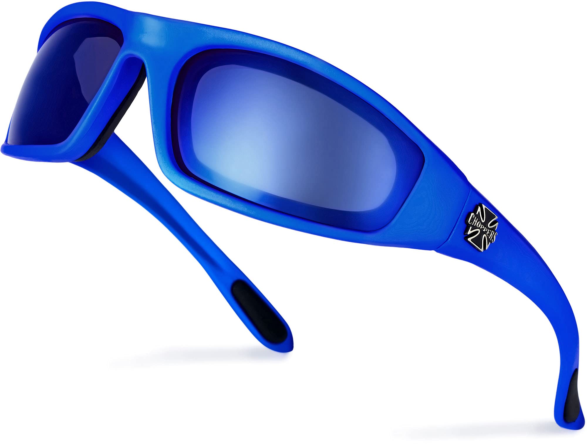 Premium Padded Biker Sunglasses for Sports - UV Protection, Lightweight & Comfortable - Multiple Color Options for Cycling, Motorcycling & Outdoor Activities