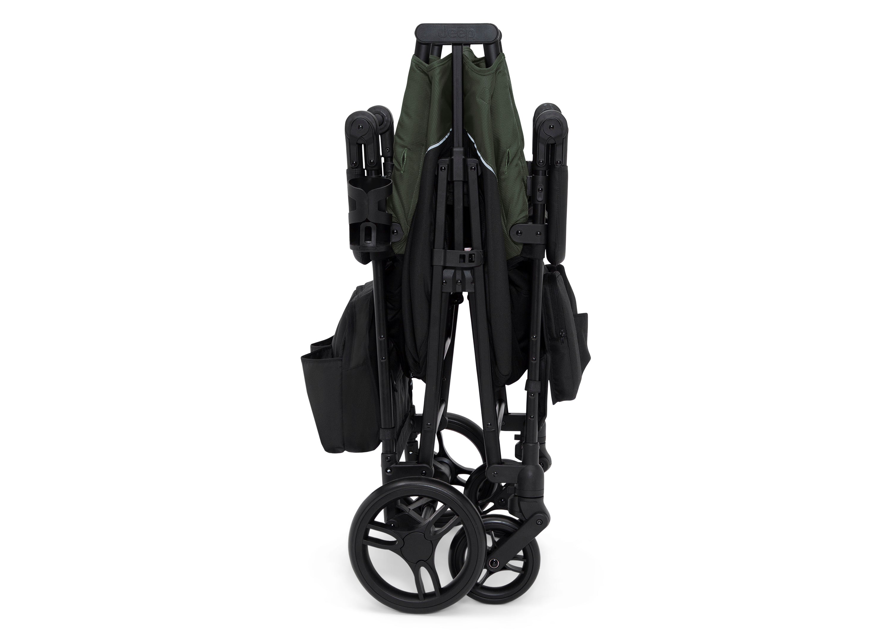 Jeep Aries Stroller Wagon - All-Terrain 4-Wheel Stroller Wagon for Kids, Foldable Baby Wagon with Canopy & Storage | Perfect for Beach, Park, Camping & Outdoor Adventures