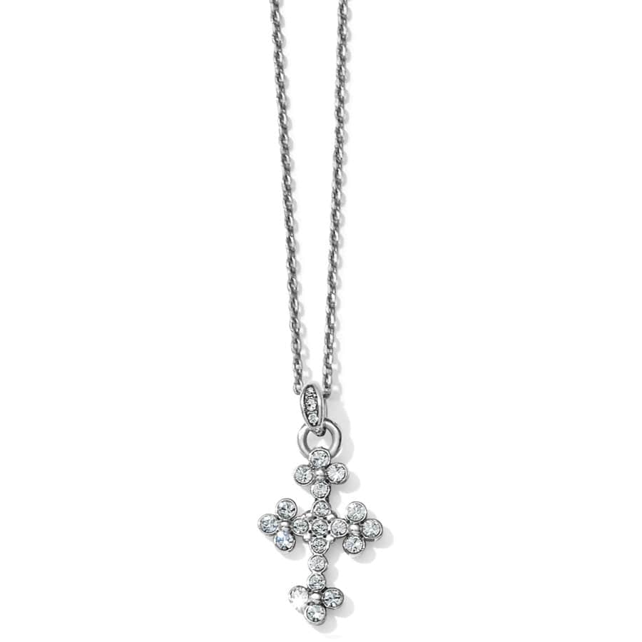 Elegant Abbey Cross Necklace for Women - Sterling Silver Religious Pendant - Perfect for Church, Weddings & Everyday Faith Jewelry