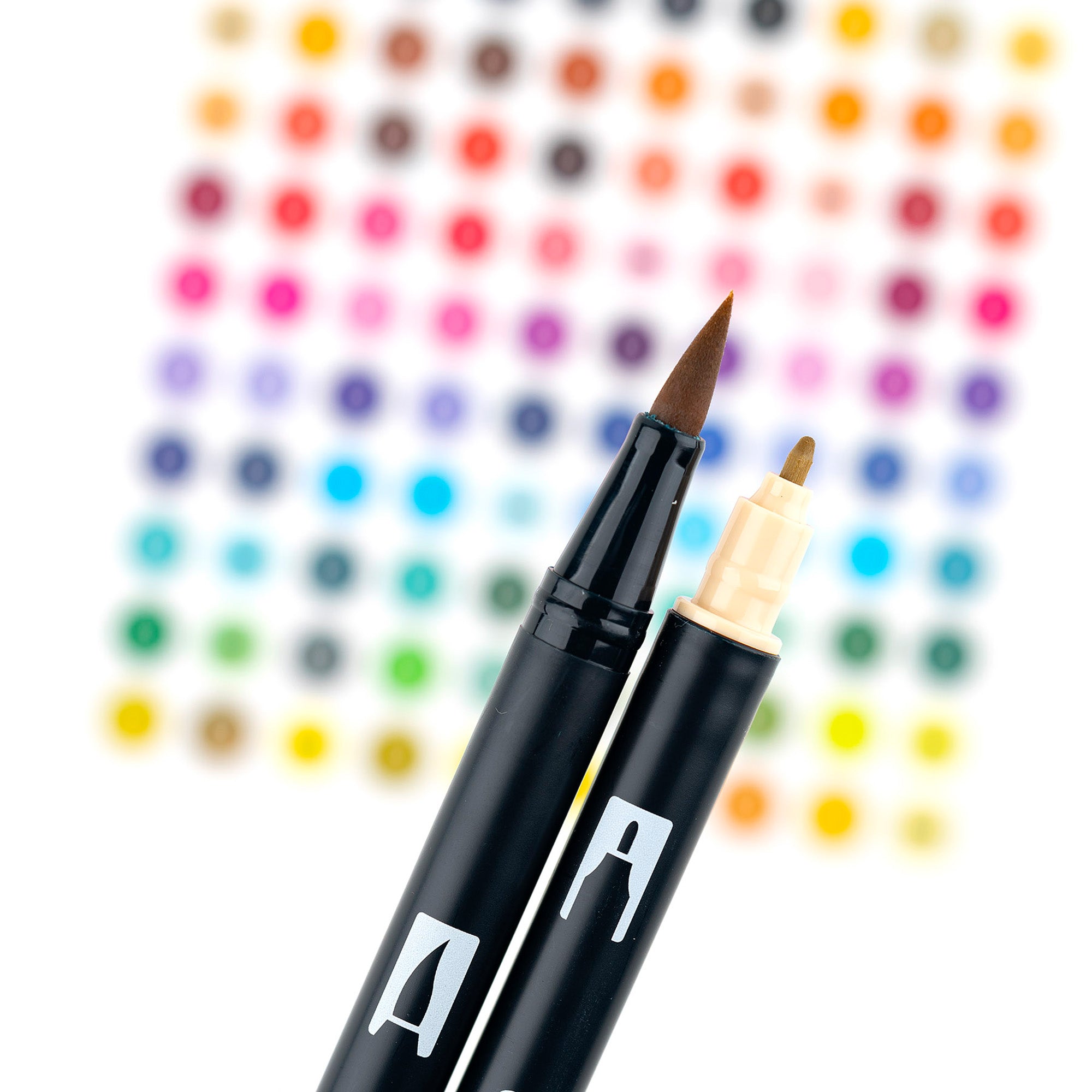 10 Pack Dual Brush Pens for Calligraphy, Drawing & Hand Lettering - Fine & Broad Tip Markers for Artists, Beginners & Professionals - Perfect for Sketching, Bullet Journaling & DIY Crafts