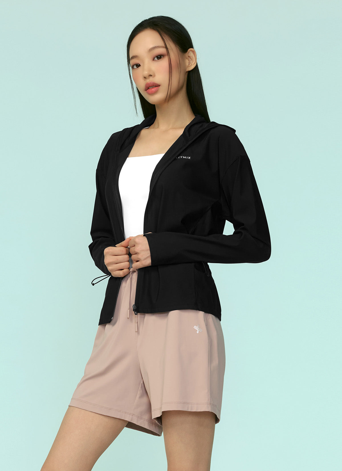 Lightweight Cooling String Hoodie Jacket for Men & Women - Breathable Summer Outdoor Wear for Running, Yoga, and Casual Street Style